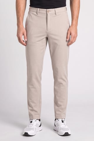 Men Skinny Fit Plain Chino Pants, Beige