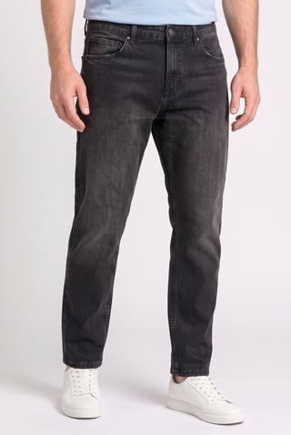 Men Relax Fit Non Stretchable Denim Jeans, Washed Black