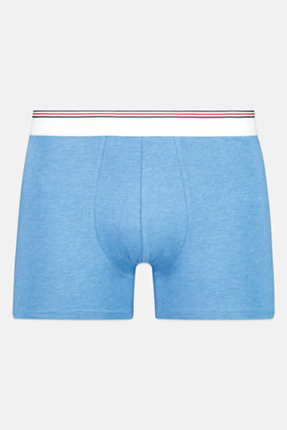 Men Stripe Pull On Boxer, Blue