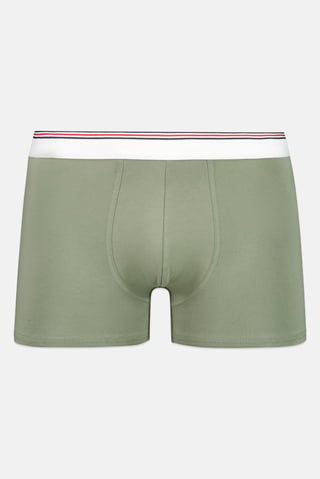 Men 1 Piece Solid Boxer, Sage Green