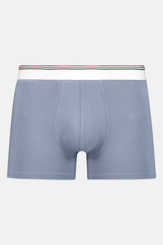 Men Solid Pull On Boxer, Slate Blue
