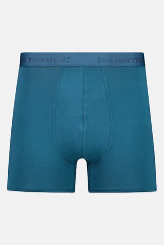 Men Brand Logo Boxer Brief, Teal Blue
