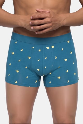 Men Allover Print Pull On Boxer, Multicolor