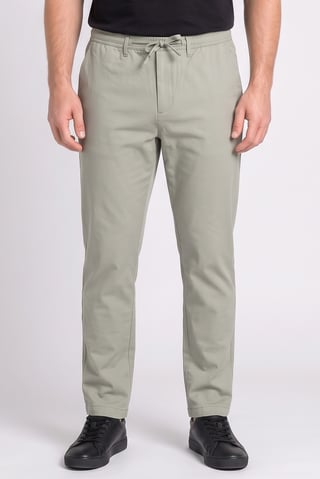 Men Slim Fit Plain Straight Leg Pant, Sage Green