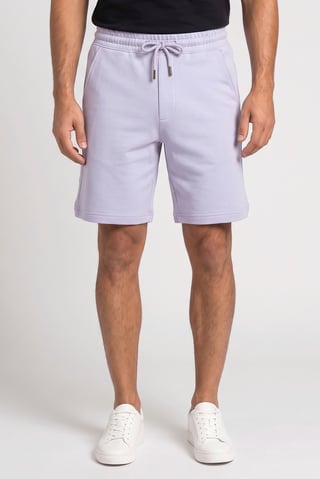 Men Solid Basic Shorts, Lavender