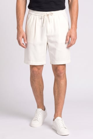 Men Plain Basic Shorts, White