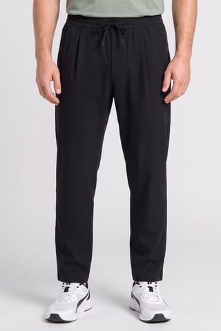 Men Comfort Fit Plain Chino Pants, Black