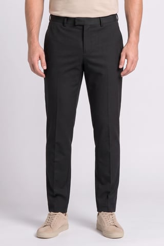 Men Slim Fit Textured Chino Pants, Dark Grey