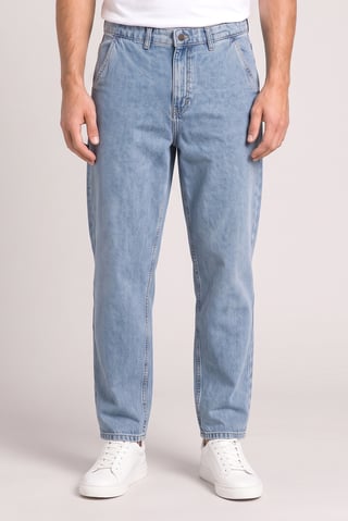 Men Relaxed Fit Washed Non Stretchable Jeans, Blue