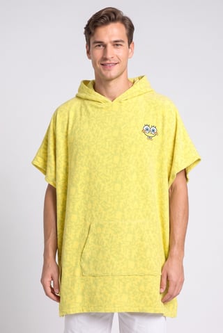 Celio x Spongebob Men Short Sleeve Hooded Sleepwear, Multicolor