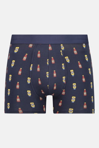 Men Allover Print Pull On Boxer, Multicolor