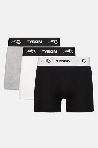 Men 3 Pack Brand Logo Boxers Briefs, Multicolor
