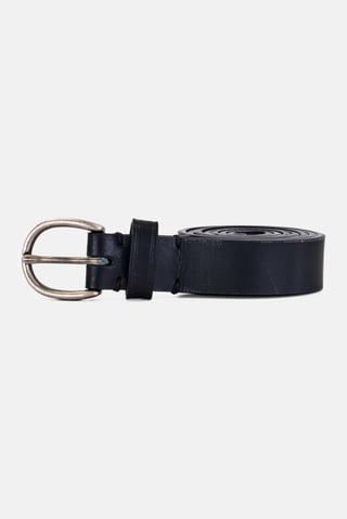 Men Leather Belt, Black