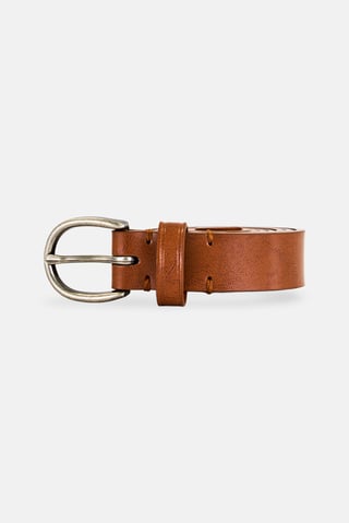Men Genuine Leather Belt, Brown