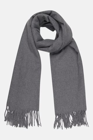 Men Knitted Scarves, Grey