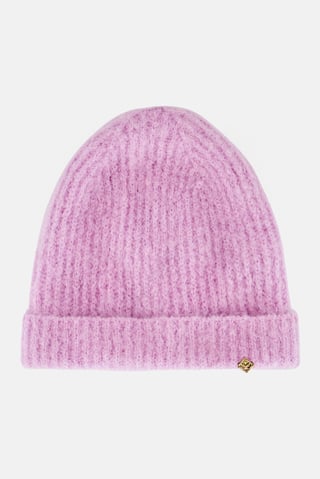 Women Knitted Beanie Hats, Lavender