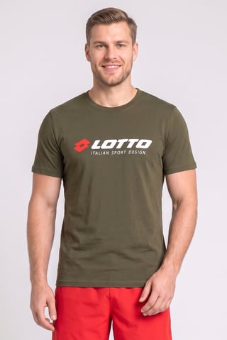 Men Sportswear Fit Short Sleeves Outdoor T-Shirt, Olive