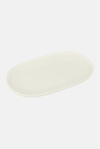 Ceramic Serving Platter for Dining And Buffet, White