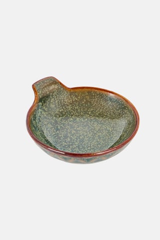 Porcelain Mini Dip Bowl With Handle, Multicolor