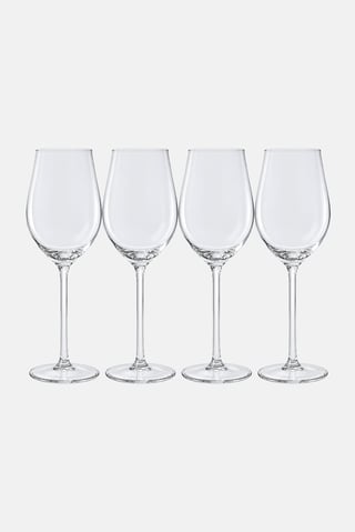 4 Pieces Glass Set 460ml, Transparent