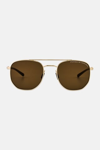 Men P86955 Round Sunglasses, Gold