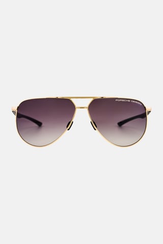 Men P8962 D Aviator Sunglasses, Gold