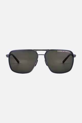 Men P8966 D Aviator Sunglasses, Matte Black