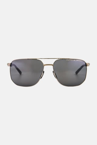 Men P8984 Square Sunglasses, Silver
