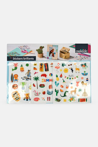 Stickers Brillants, Multicolor