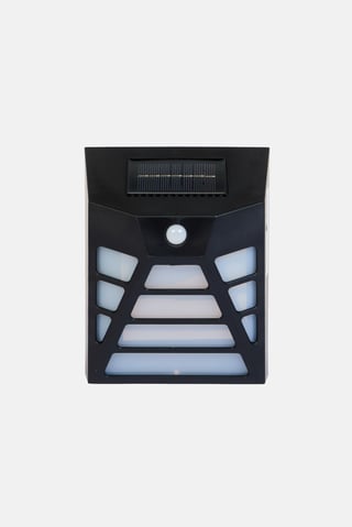 LED Solar Wall Light, Black