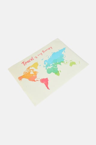 World Map Poster, Multicolor