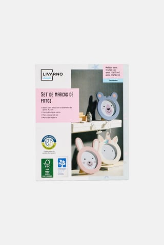 3 Pcs Picture Frame, Multicolor