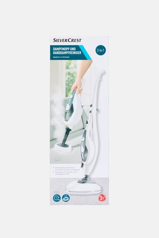 Steam Mop 2-In-1, White