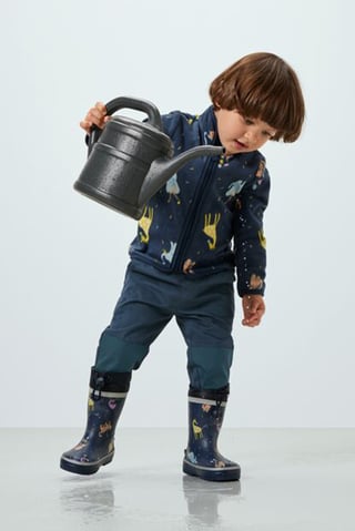 Kids Boy Plain Jogger Pants, Navy