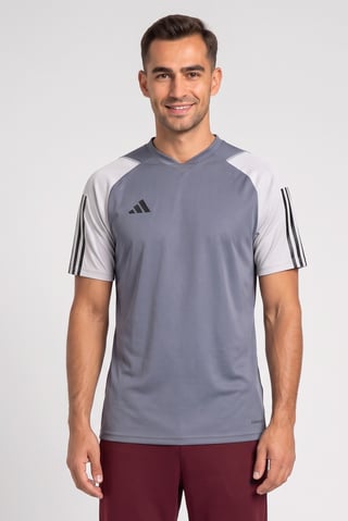 Men Sportswear Fit Tiro 23 Competition Trikot Herren Football Jersey, Grey