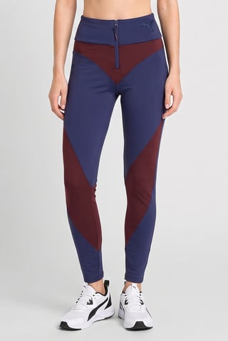 Women Sportswear Fit Training Leggings, Navy