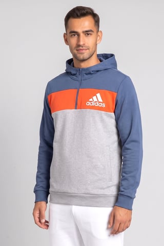 Men Sportswear Fit Long Sleeve Outdoor Hoodie, Multicolor