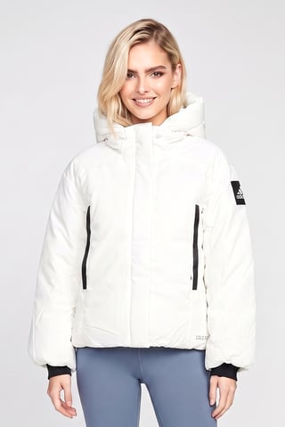 Women Sportswear Fit Long Sleeve Outdoor Jacket, White