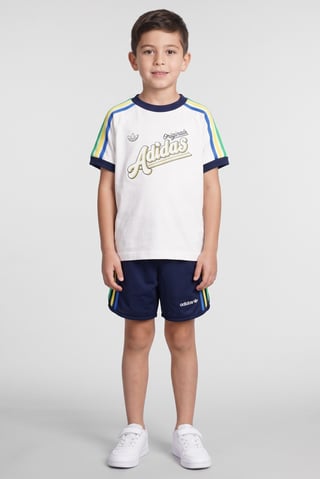 Kids Boy Sportswear Fit Short Sleeve Top And Bottom Set, Multicolor