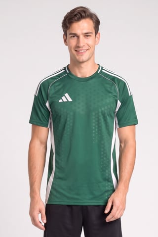 Men Slim Fit Short Sleeve Training T-Shirt, Green