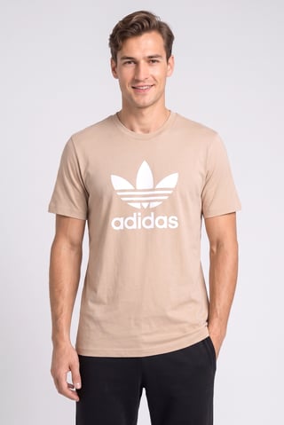 Men Sportswear Fit Short Sleeve Outdoor T-Shirt, Tan
