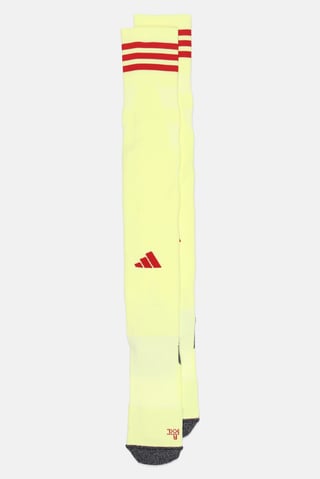 Men 1 Pair Brand Logo Football Knee-High Socks, Yellow