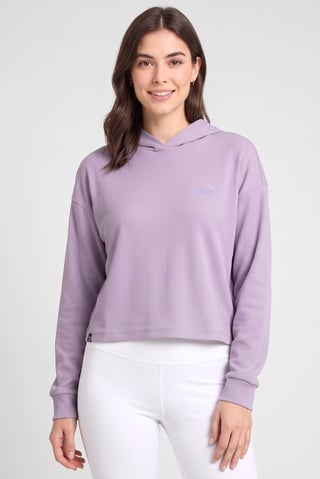 Women Comfort Fit Long Sleeve Outdoor Hoodie, Purple