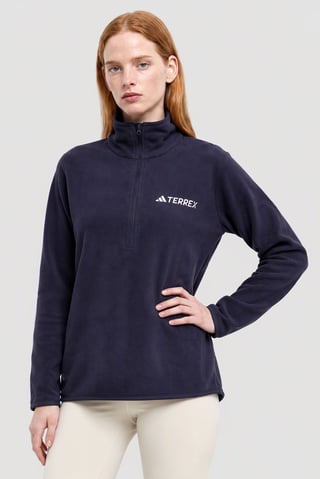 Adidas x Terrex Women Sportswear Fit Long Sleeve Outdoor Sweatshirt, Navy