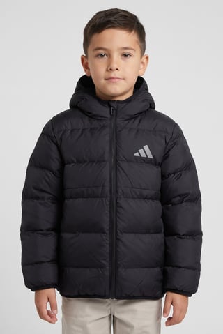 Kids Boy Regular Fit Long Sleeve Outdoor Jacket, Black