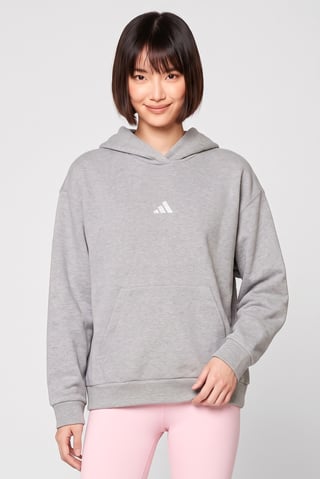 Women Sportswear Fit Long Sleeve Training Hoodie, Grey