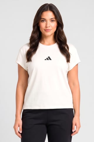 Women Sportswear Fit Short Sleeve Training T-Shirt, White