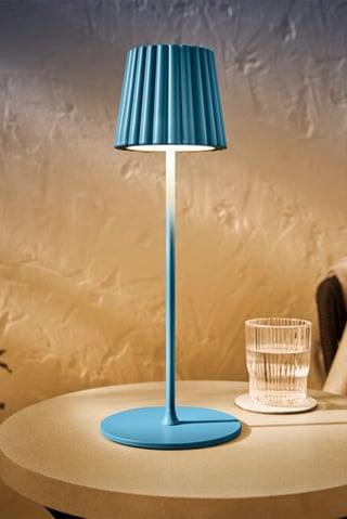 Rechargeable LED Table Lamp, Blue