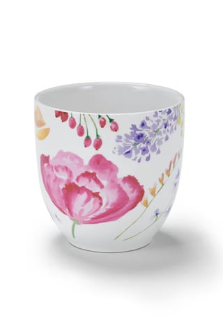 Porcelain Floral Mug 350 ml, Multicolor