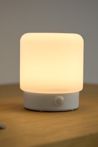Multifunctional LED Lamp With Motion Sensor, White